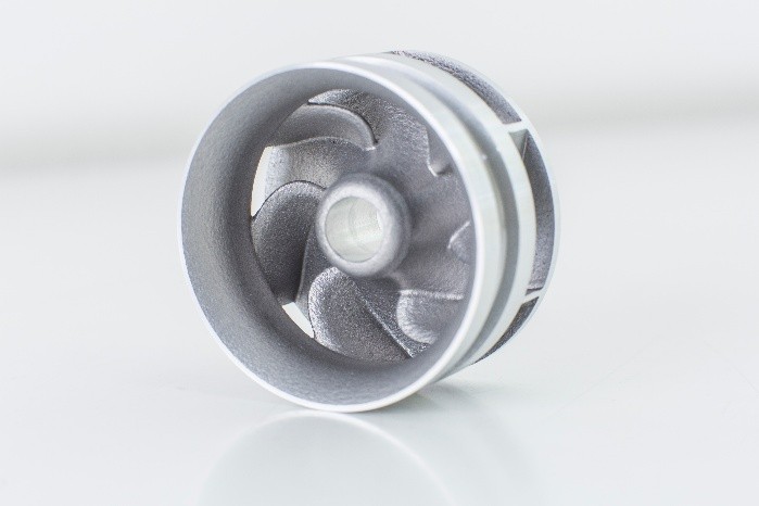 Water pump wheel made on a 3D printer for German Touring Car Masters.