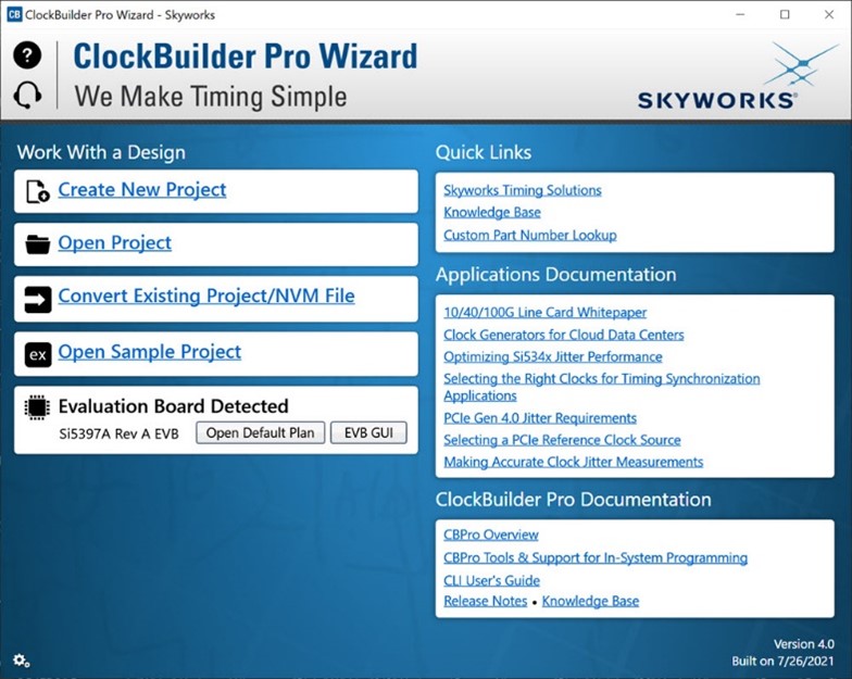 Skyworks'-Clock-Builder-Pro-Wizard-Has-An-Easily-Accessible-Home-Screen-And-Interface