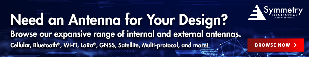 Browse Symmetry Electronics' extensive selection of antenna solutions.