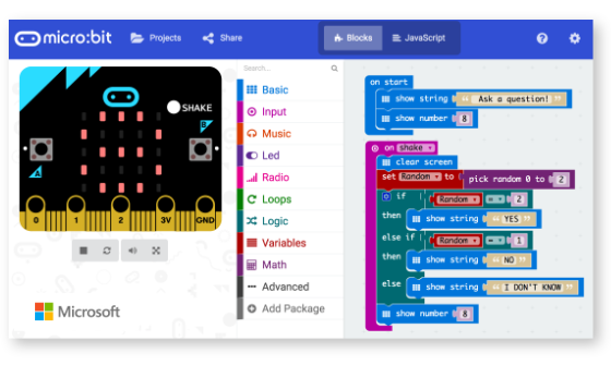 Make Code for micro_bit